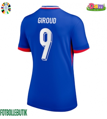 Frankrike Olivier Giroud #9 Hemmatröja Kvinnor EM 2024 Kortärmad